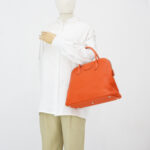 Hermes Bolide 35 Clemence Orange PHW