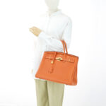 Hermes Birkin 35 Togo Orange GHW