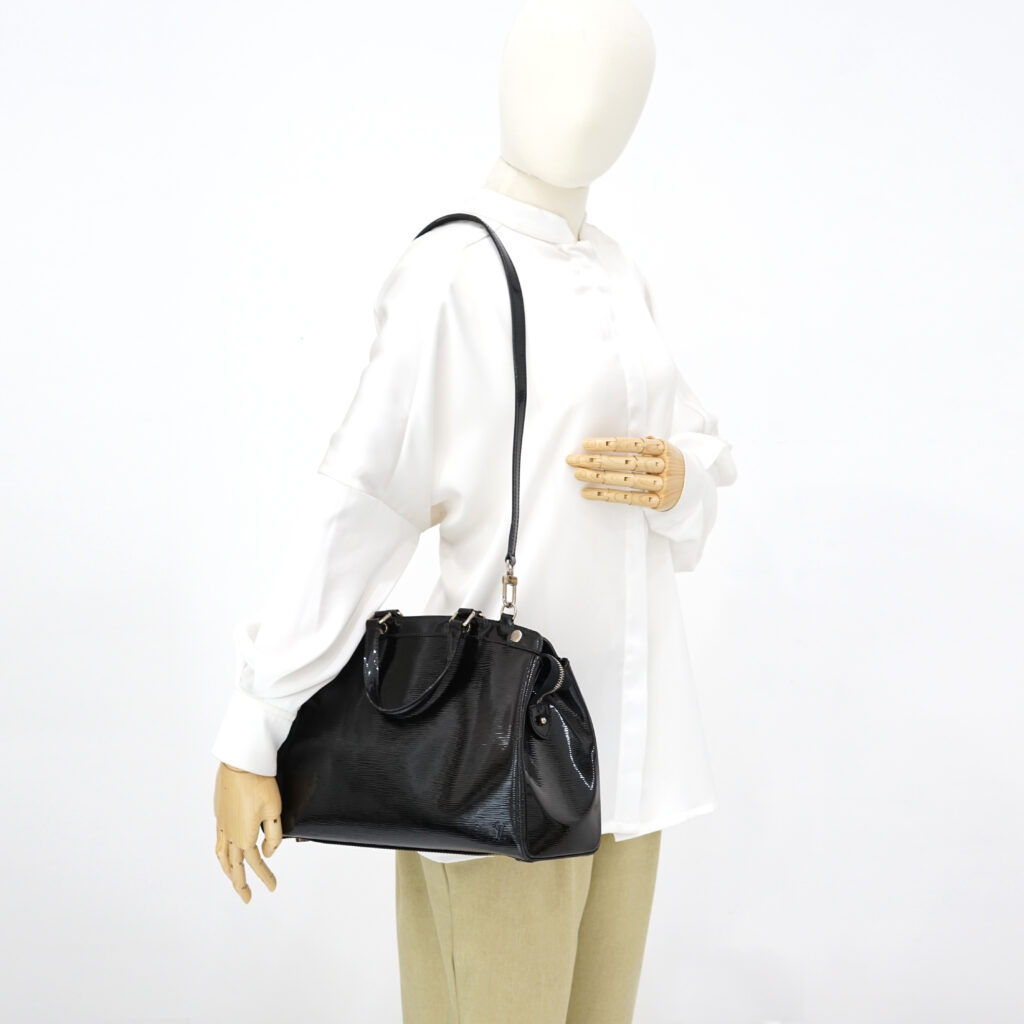 Louis Vuitton Brea MM Epi Black SHW