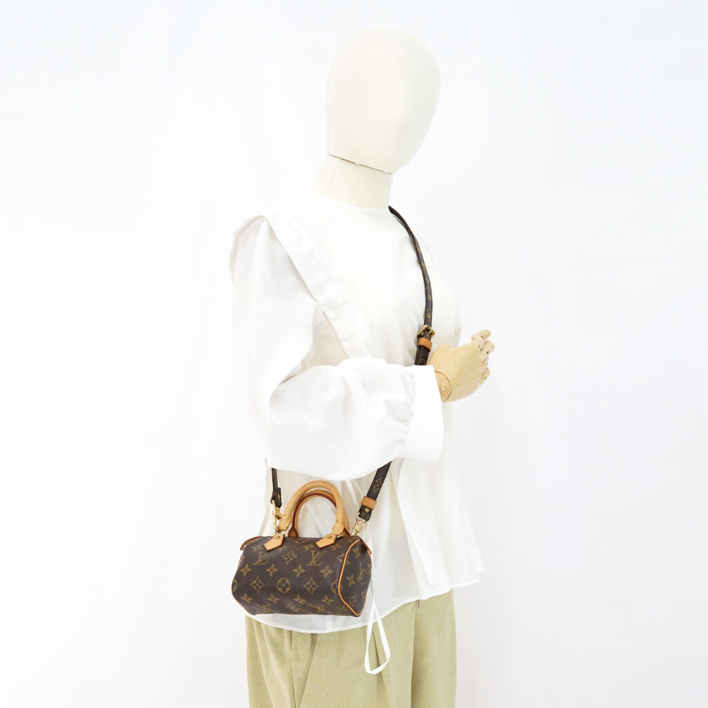 Louis Vuitton Nano Speedy Monogram GHW