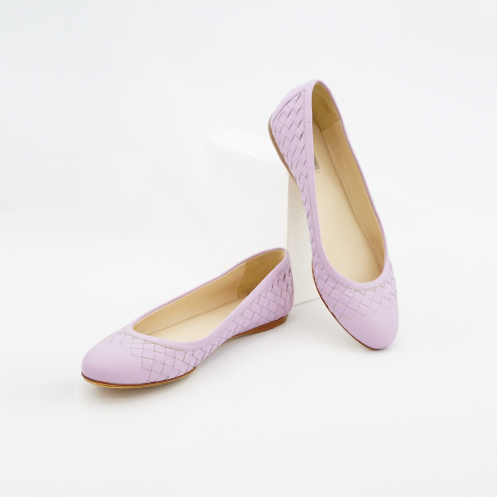 Bottega Veneta Ballerina Flat Purple