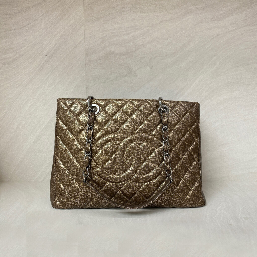 Chanel GST Caviar Bronze