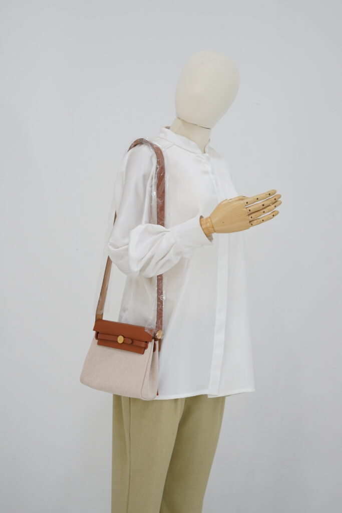 Hermes Mini Herbag Gold Naturale GHW
