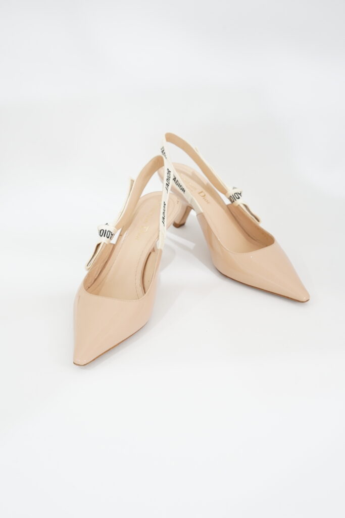 Dior Jadior Slingback Patent Nude