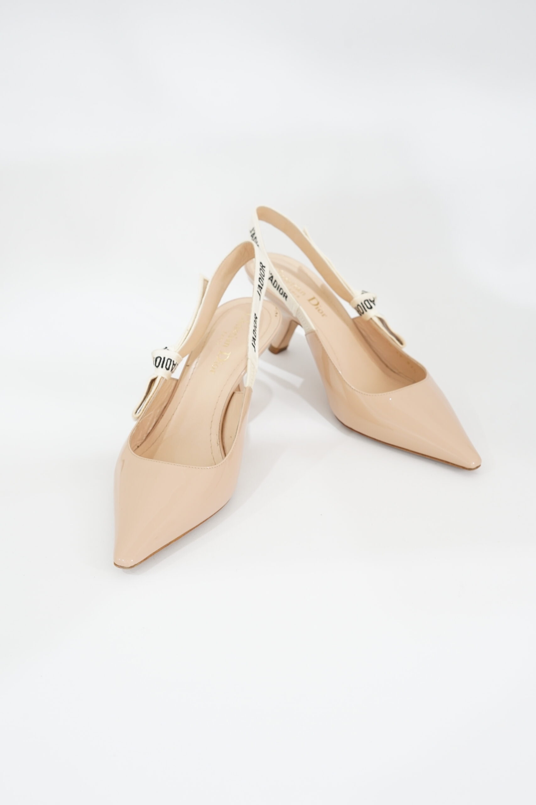 Dior Jadior Slingback Patent Nude