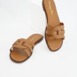 Dior D Club Slide Calfskin Ginger