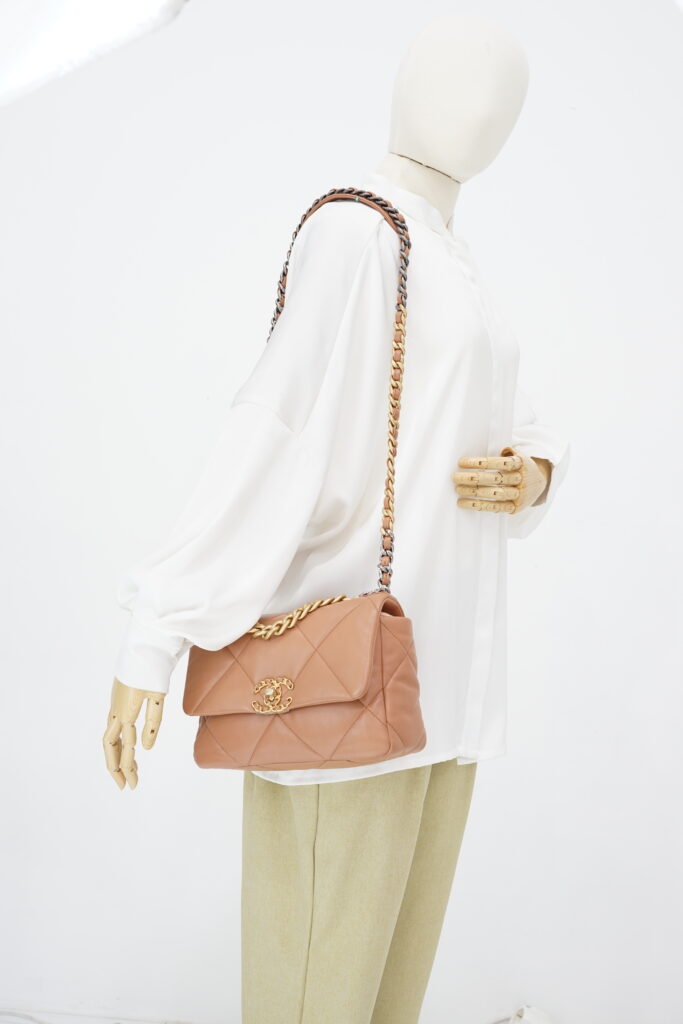 Chanel C19 Small Lambskin Caramel