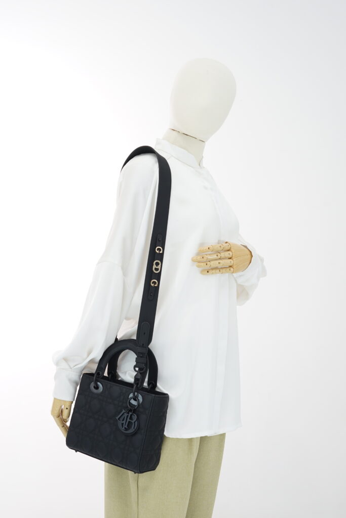 Dior Lady Dior Small All Black Matte
