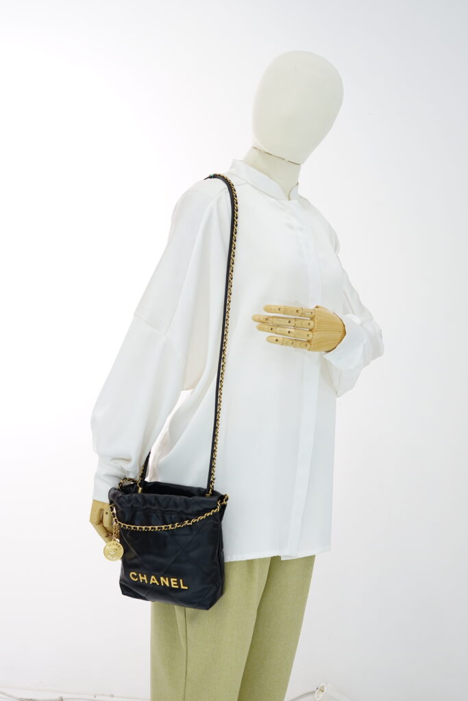 Chanel C22 Mini Lambskin Black GHW