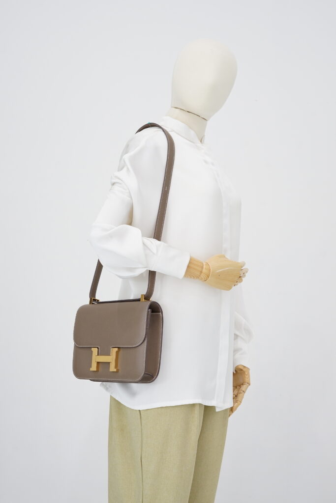 Hermes Constance 24 Etoupe Epsom GHW