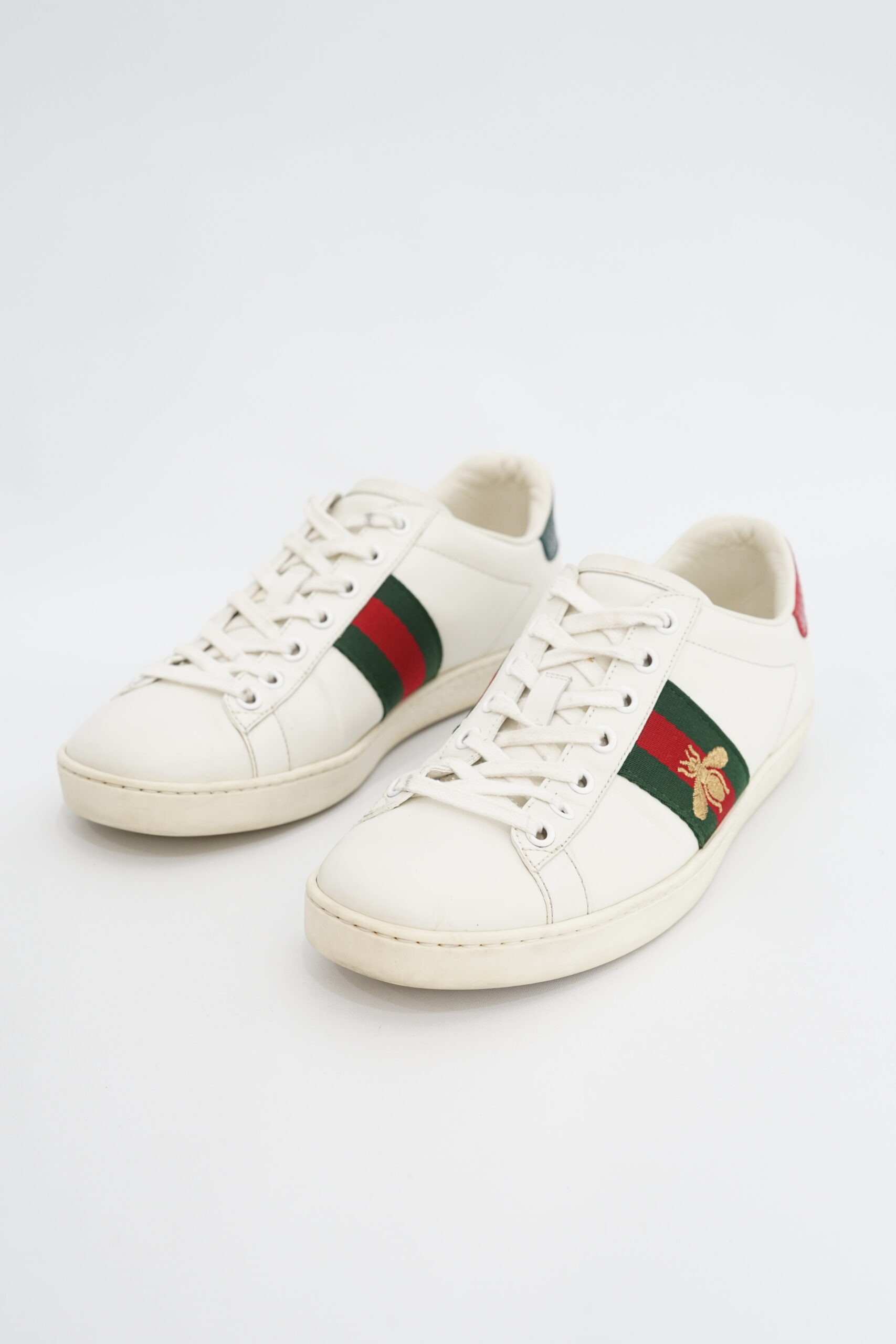 Gucci Ace Sneakers White Green Red Bee