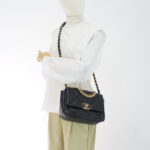 Chanel C19 Small Lambskin Black GHW