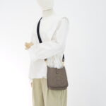 Hermes Mini Evelyne Clemence Etoupe Bleu Indigo GHW