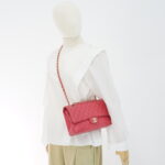 Chanel Classic Medium D Flap Caviar Pink GHW