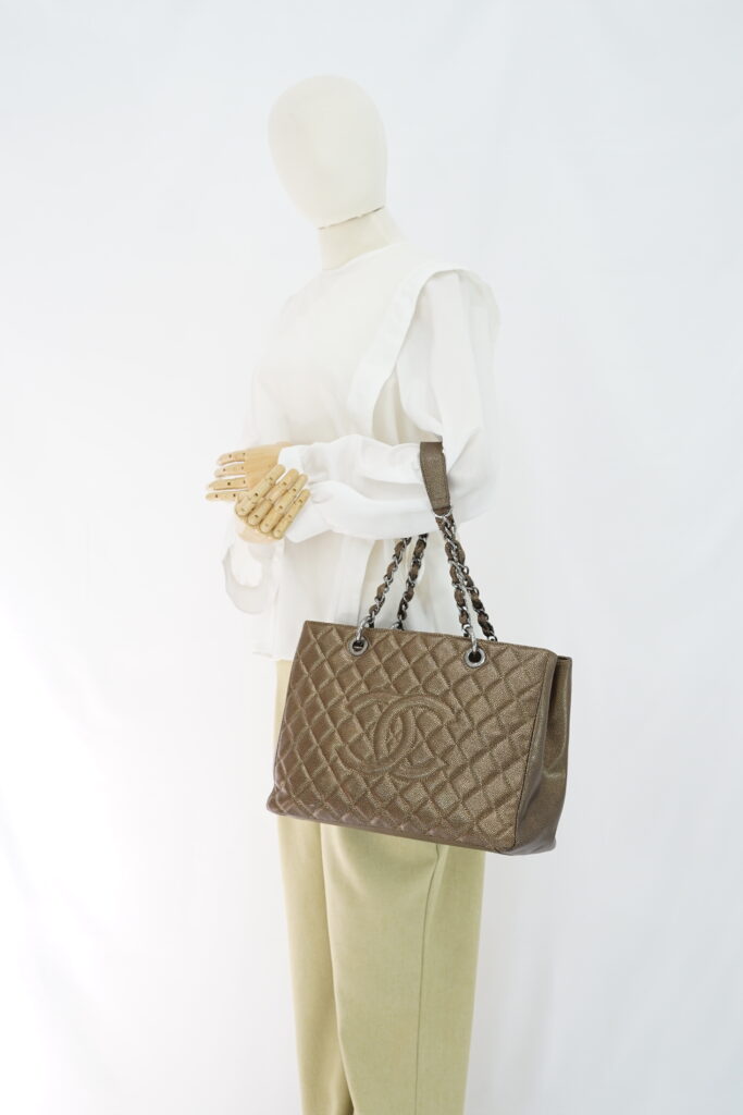 Chanel GST Caviar Bronze