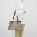 Gucci GG Suprreme Monogram Beige Dark Brown