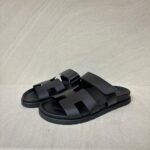Hermes Chypre Sandals Noir