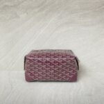 Goyard Bowling 25 Toiletry Bag Goyardine Burgundy