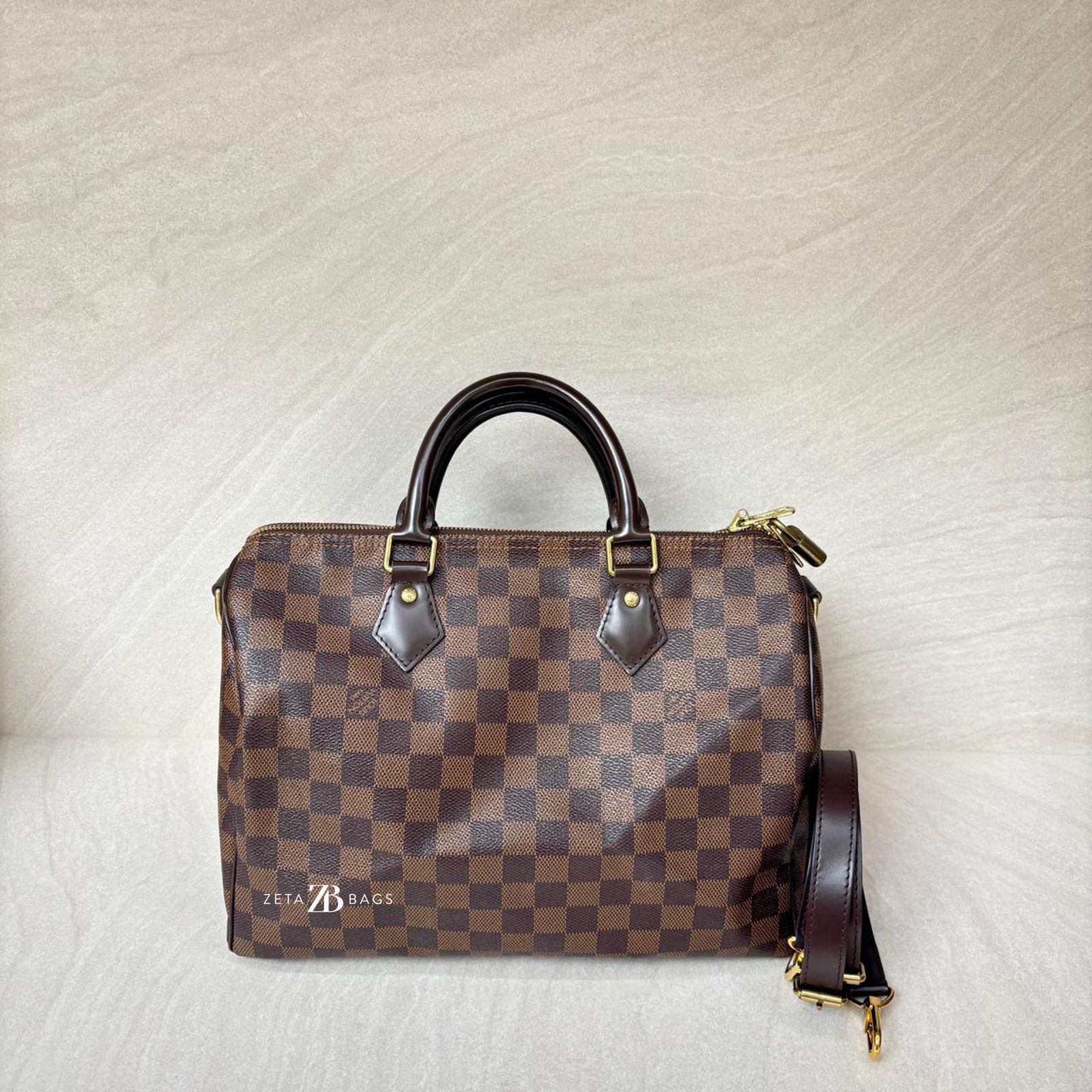 Louis Vuitton Speedy Bandou 30 Damier Ebene