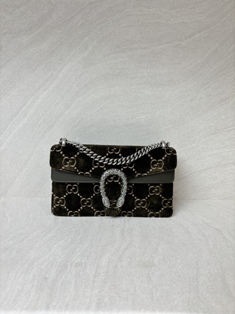Gucci Dionysus Velvet Olive Green