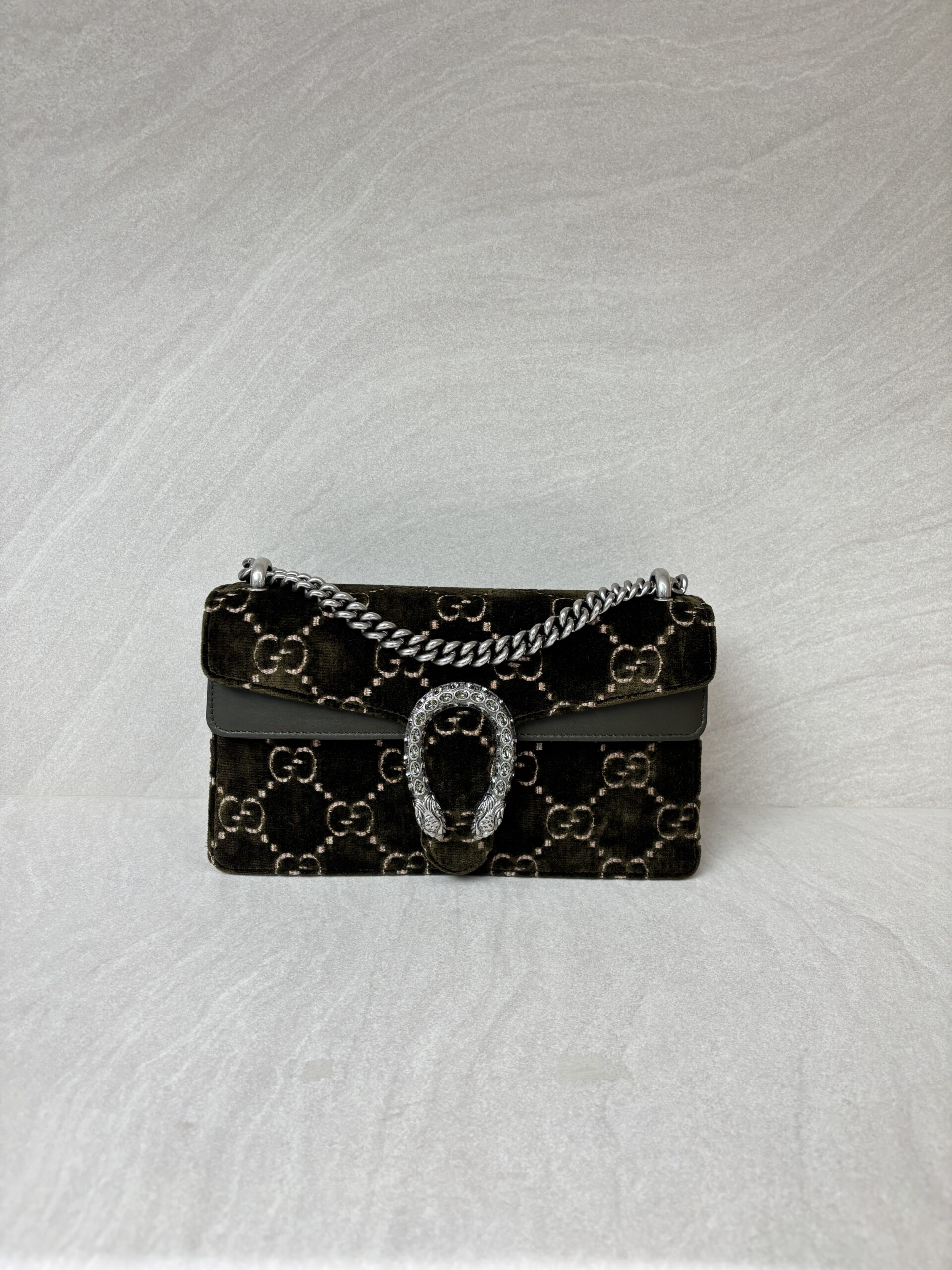 Gucci Dionysus Velvet Olive Green
