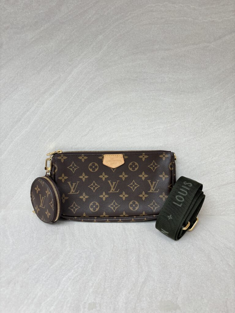 Louis Vuitton Multi Pochette Monogram Khaki