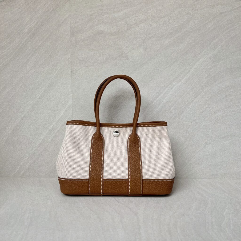 Hermes Neo Garden 23 Negonda Ecru Beige Gold PHW