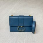 Dior 30 Montaigne Teal GHW Enamel