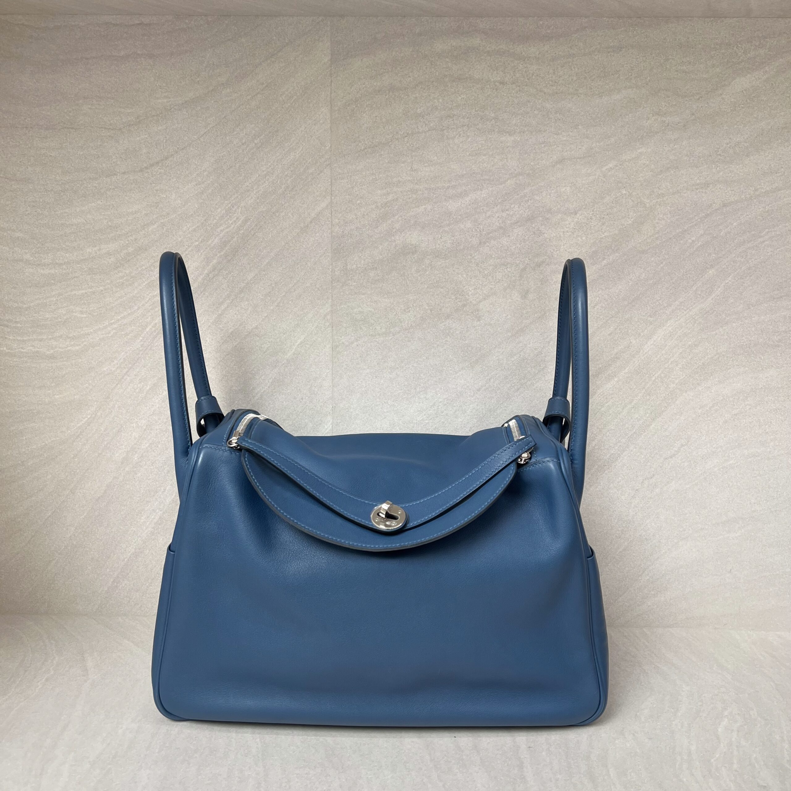 Hermes  Lindy 34 Swift Blue PHW