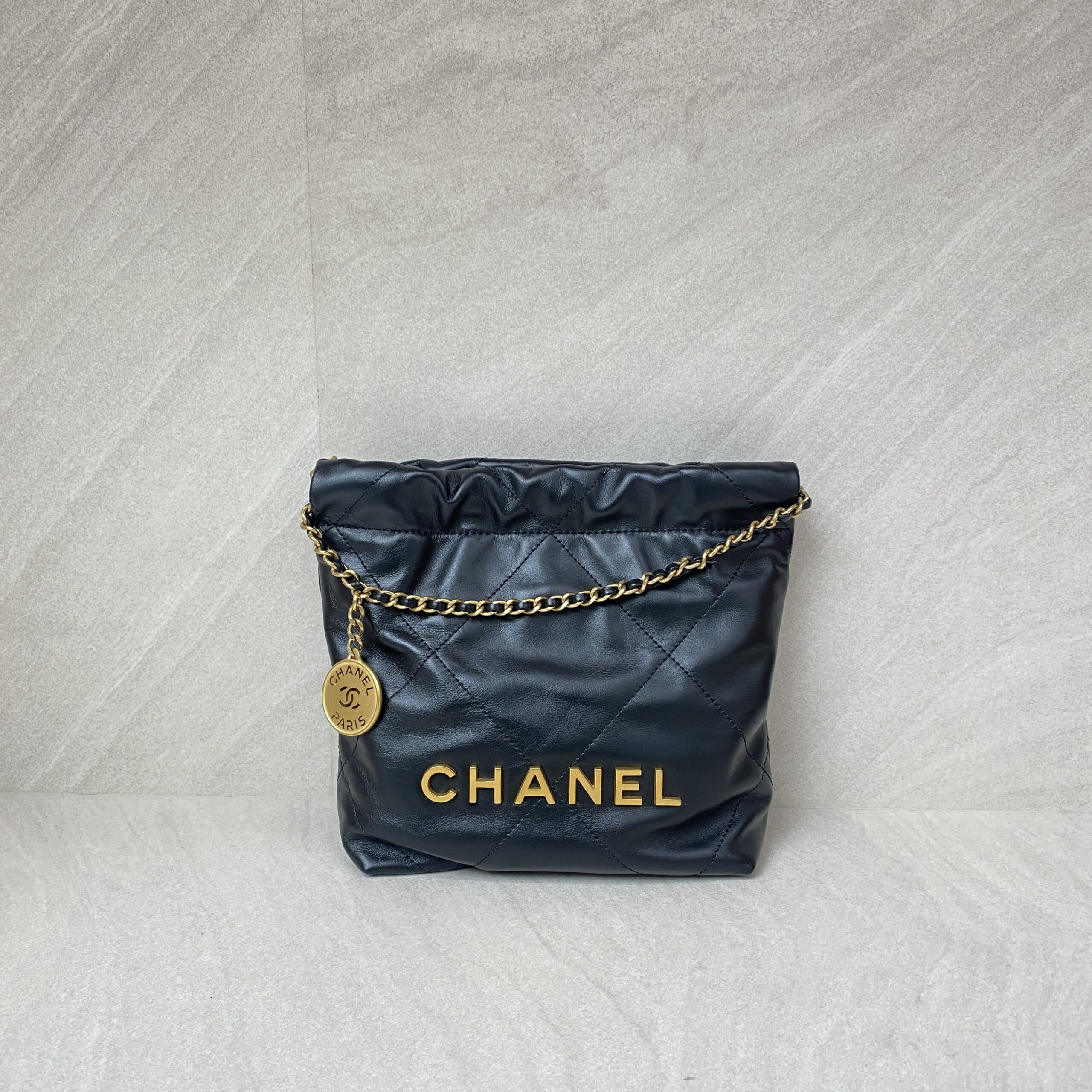 Chanel C22 Mini Lambskin Black GHW