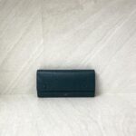 Celine Flap Wallet Dark Green