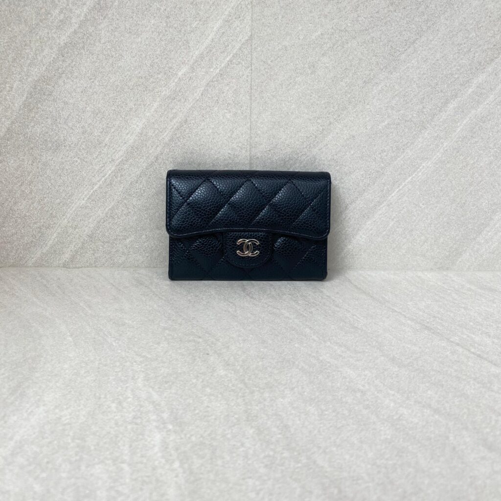 Chanel Trifold Wallet Caviar Black GHW