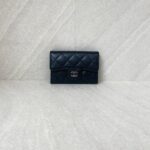 Chanel Trifold Wallet Caviar Black GHW
