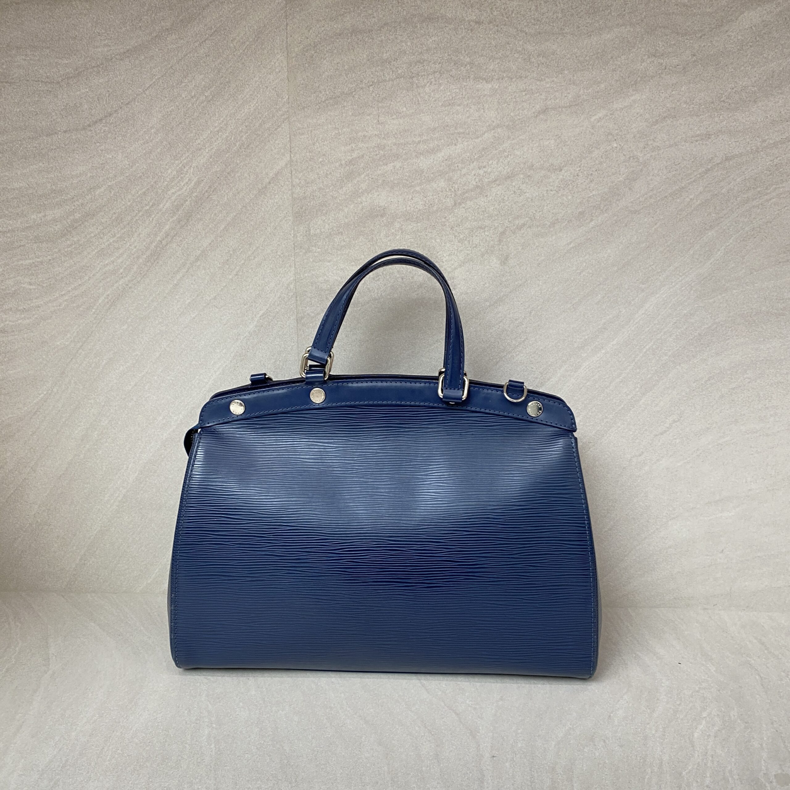 Louis Vuitton Brea MM Epi Indigo SHW