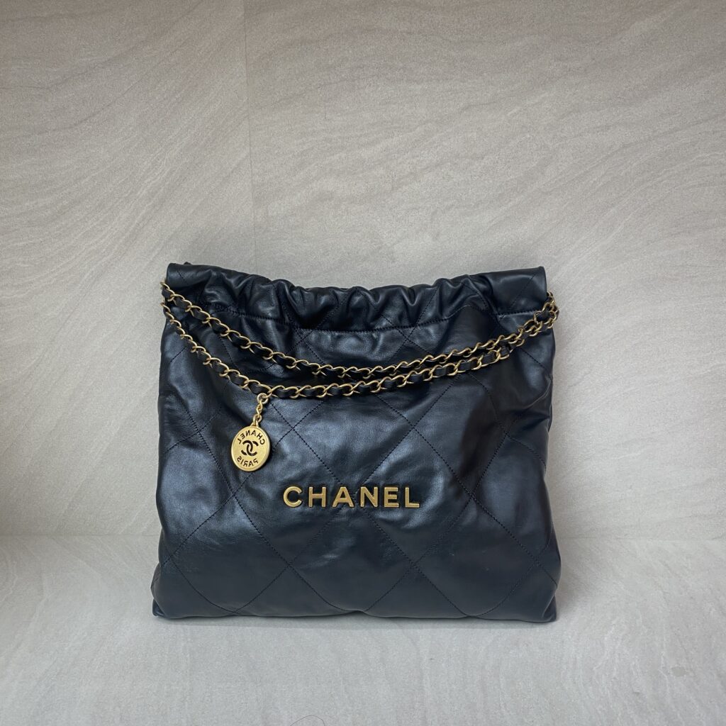 Chanel C22 Medium Lambskin Black GHW