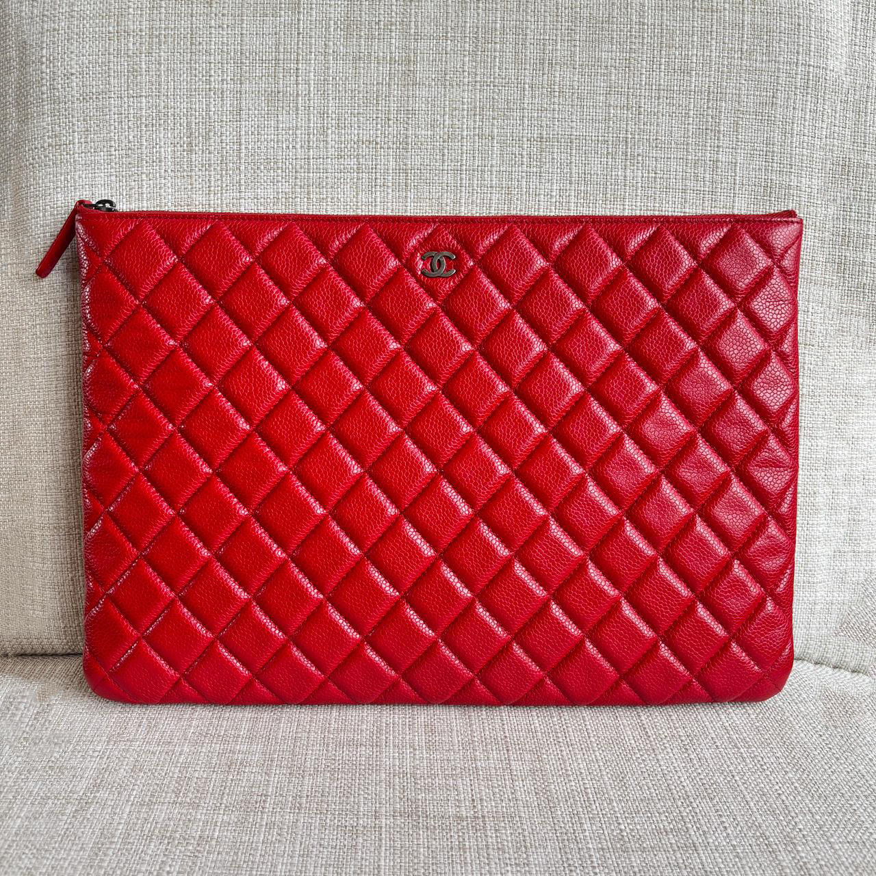 Chanel Ocase Red Caviar RHW