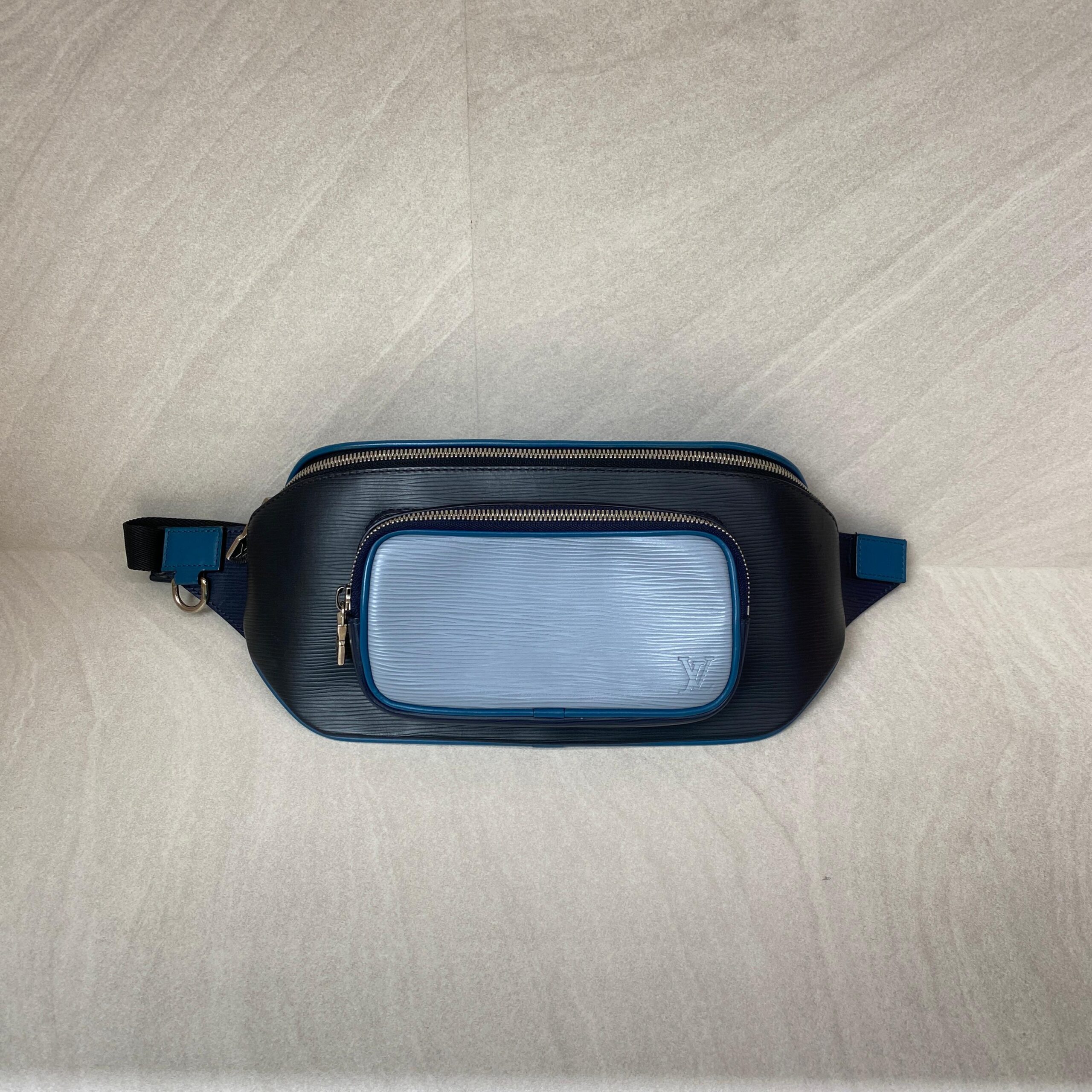 Louis Vuitton Bumbag Epi Blue Monogram Eclipse