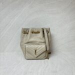 Saint Laurent Nano Bucket Taupe GHW