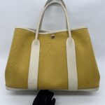 Hermes Garden Party 36 Negonda Canvas Craie Jaune PHW