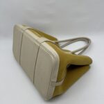 Hermes Garden Party 36 Negonda Canvas Craie Jaune PHW