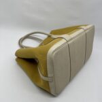 Hermes Garden Party 36 Negonda Canvas Craie Jaune PHW