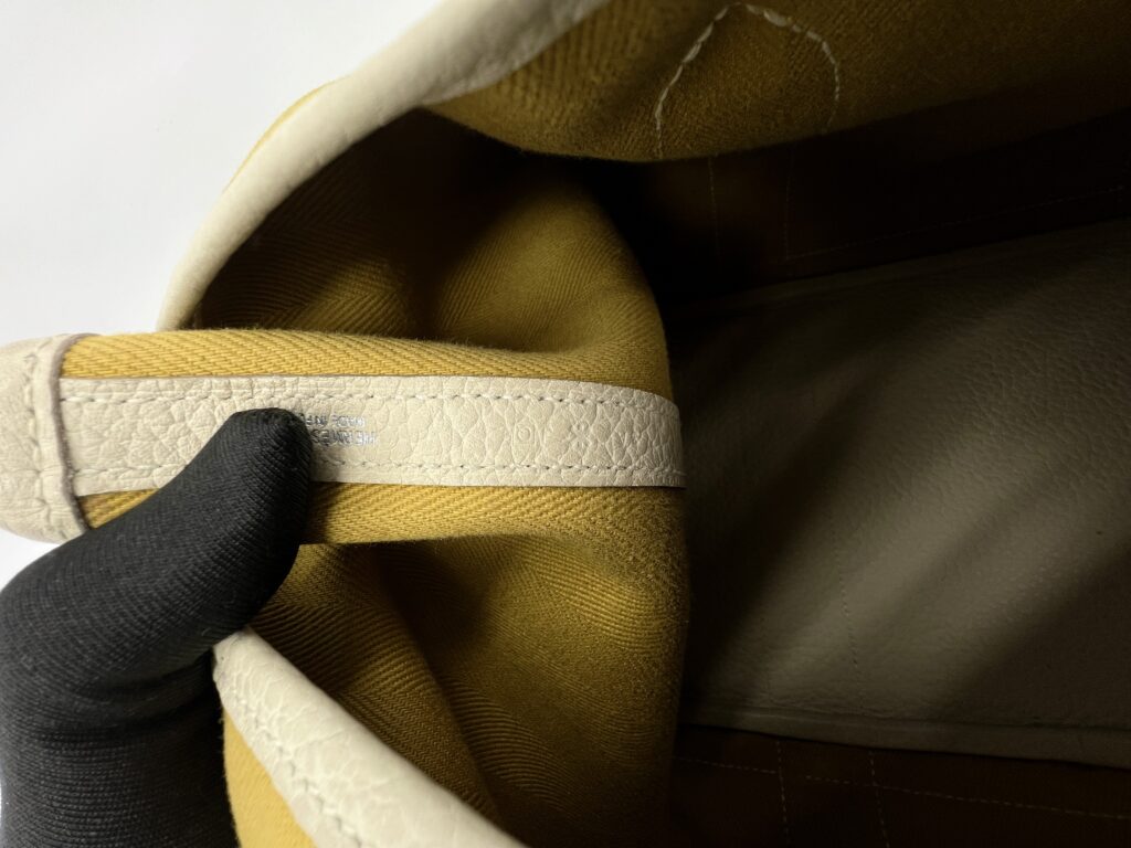 Hermes Garden Party 36 Negonda Canvas Craie Jaune PHW