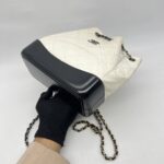 Chanel Gabrielle Small Backpack White Black
