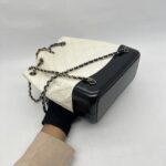 Chanel Gabrielle Small Backpack White Black