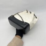 Chanel Gabrielle Small Backpack White Black