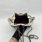 Chanel Gabrielle Small Backpack White Black