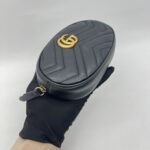 Gucci Marmont Belt Bag Black GHW