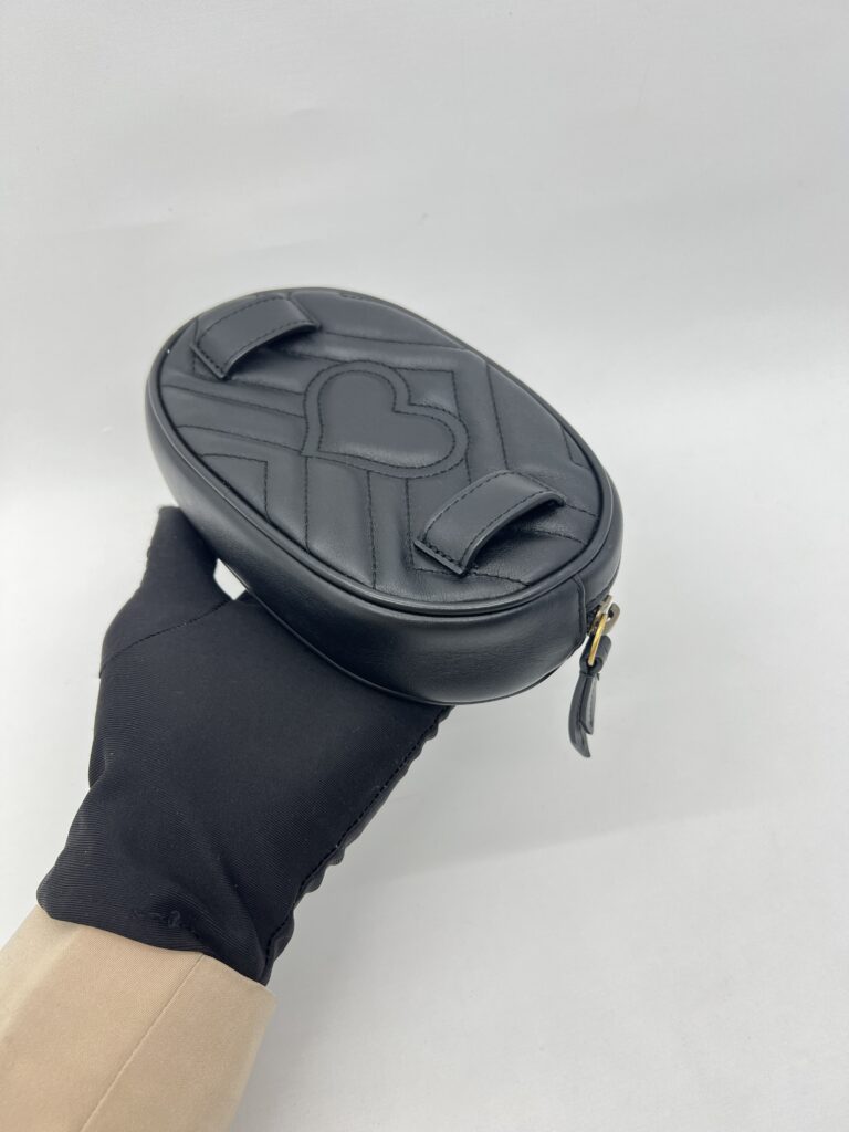 Gucci Marmont Belt Bag Black GHW