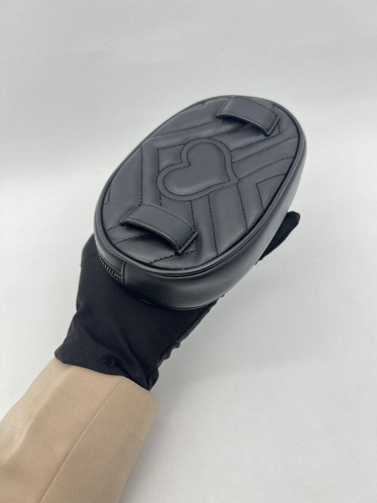 Gucci Marmont Belt Bag Black GHW
