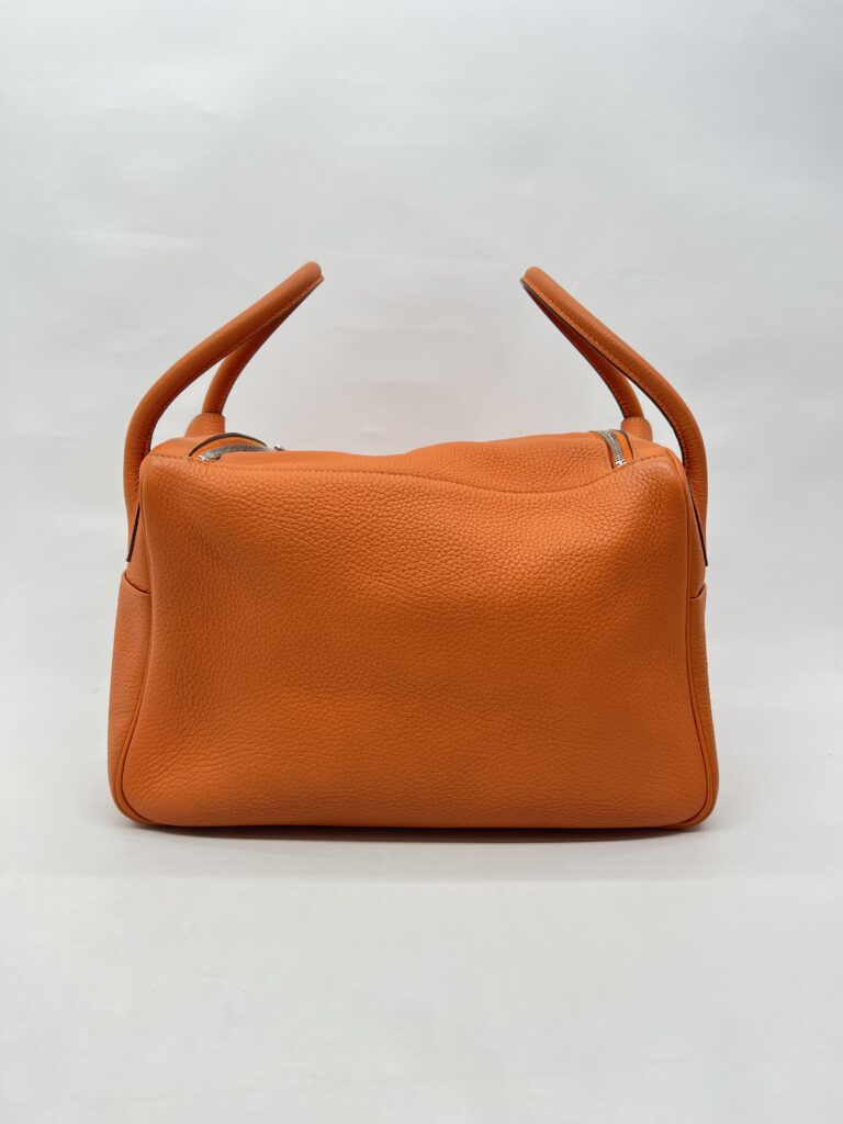 Hermes Lindy 34 Clemence Orange PHW